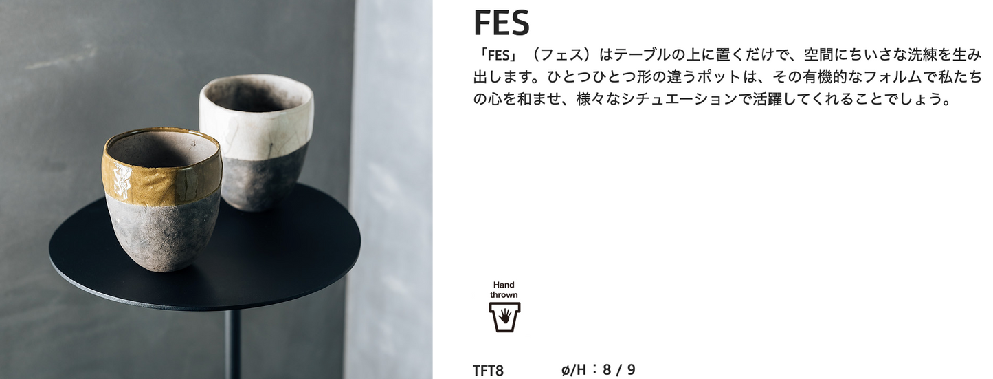 DOMANI FES ドマーニ 鉢カバー　フェス ミント TFT8