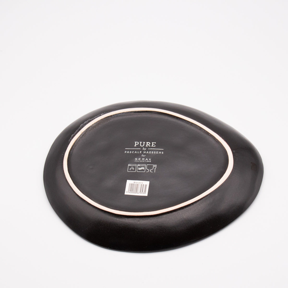 SERAX Pure プレートオーバル　ミディアム　グレイ